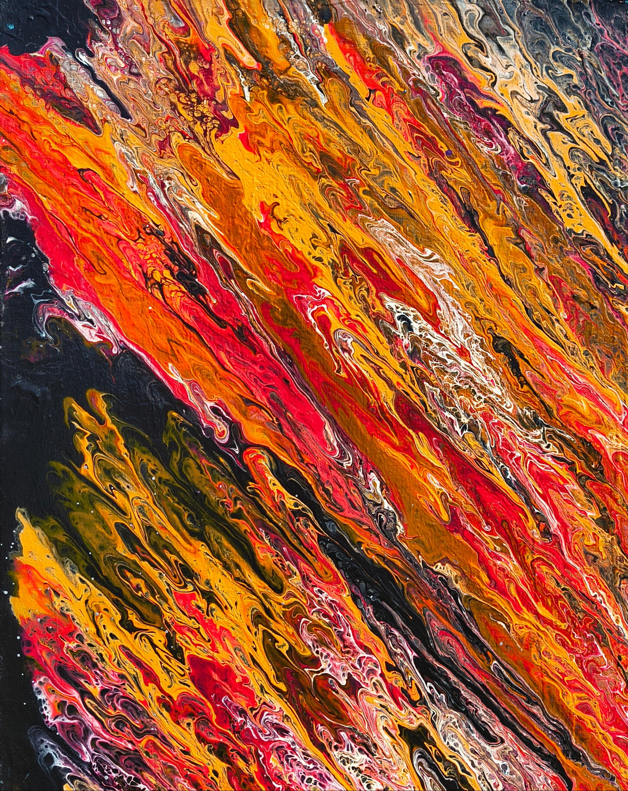 Aurelian Surge - abstract painting by Chris Broussard